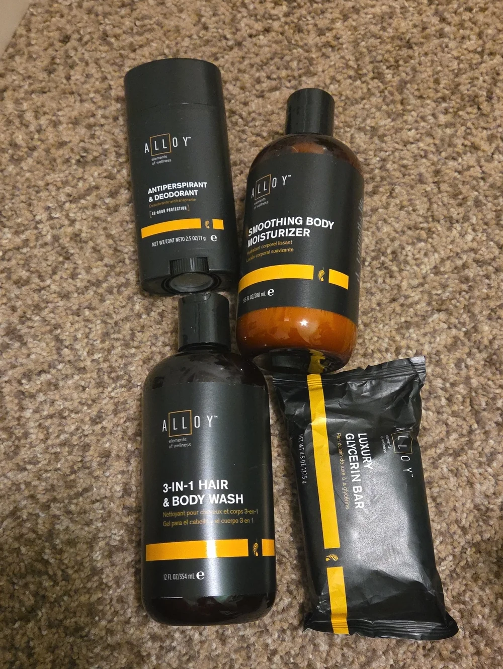 Alloy Melaleuca Men’s Body Care Bundle 4-Piece Set NWT